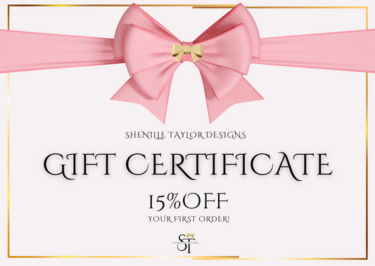 Shenille Taylor Designs Gift Certificate