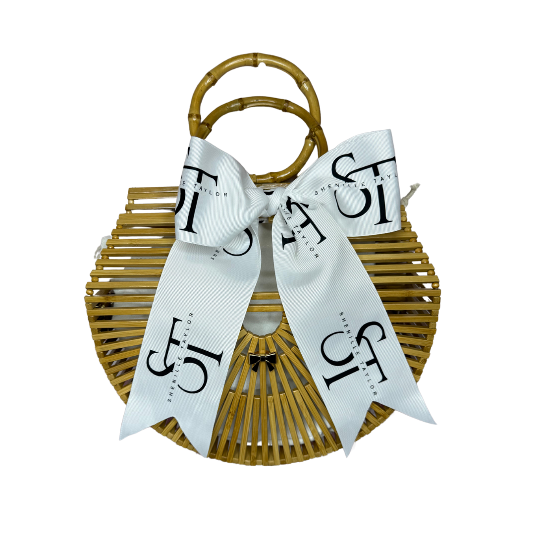 Signature Ribbon Pearl Handbag