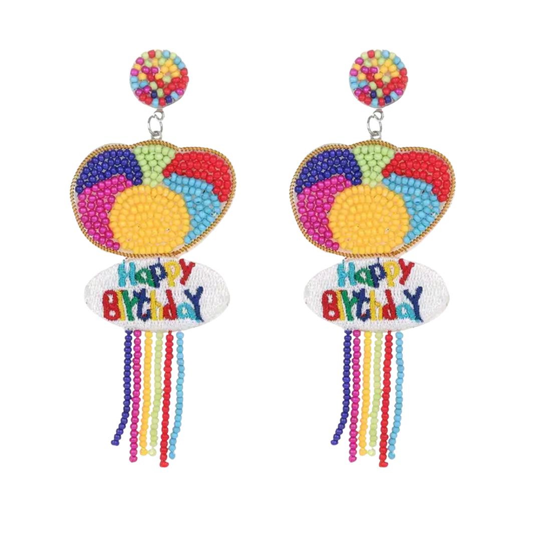 Happy Birthday Earrings