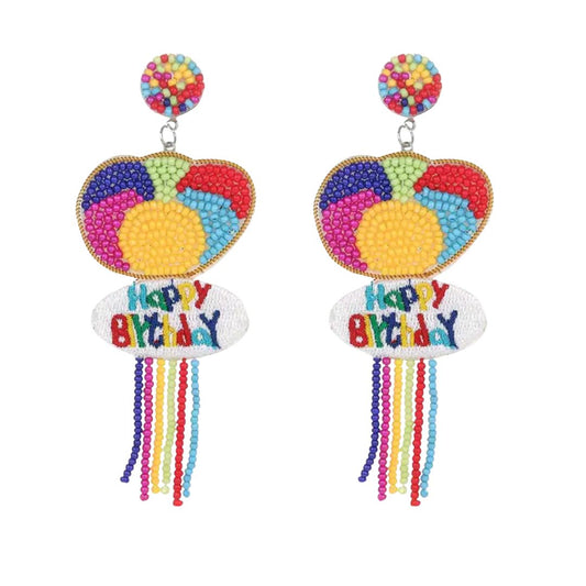 Happy Birthday Earrings