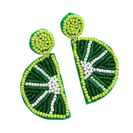 Lime Fruit Earrings