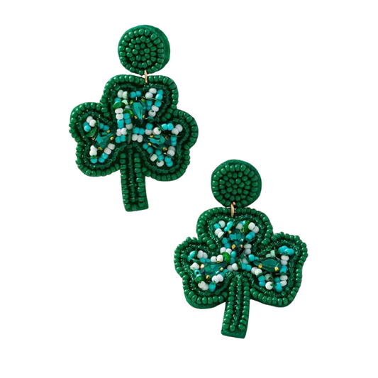 3 Leaf Clover Earrings