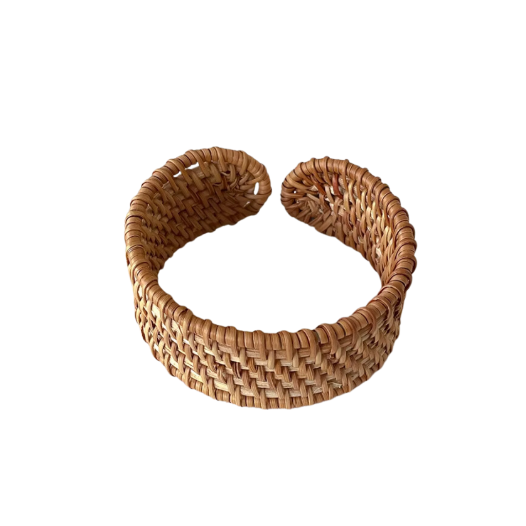 Rattan Woven Cuff